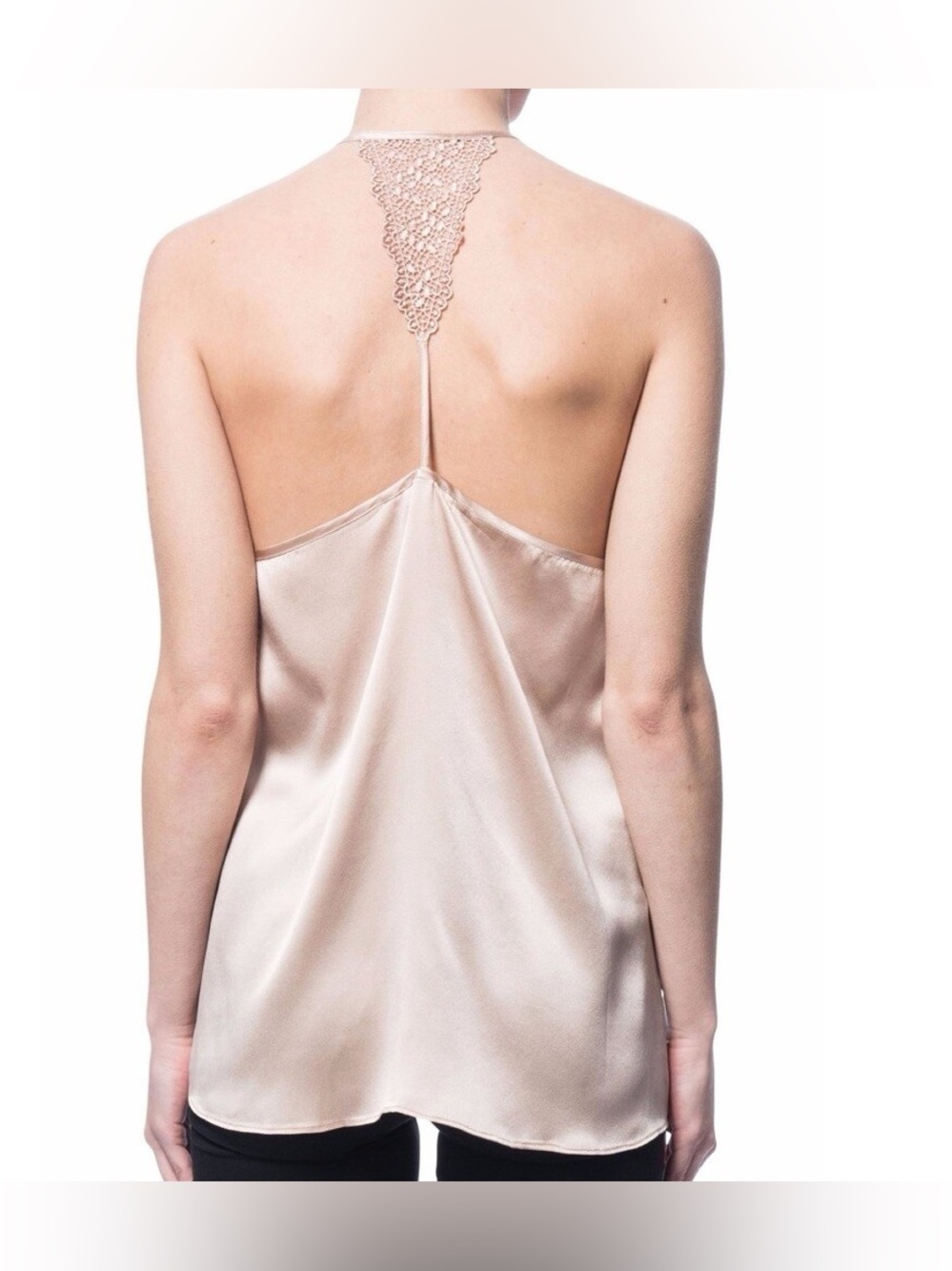 Cami NYC Emily Silk Lace Back Camisole